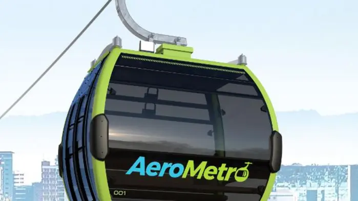 Visualisierung einer AeroMetro-Gondel 