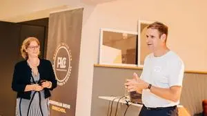 Magda Bleckmann (PLC) und Gerhard Moser 