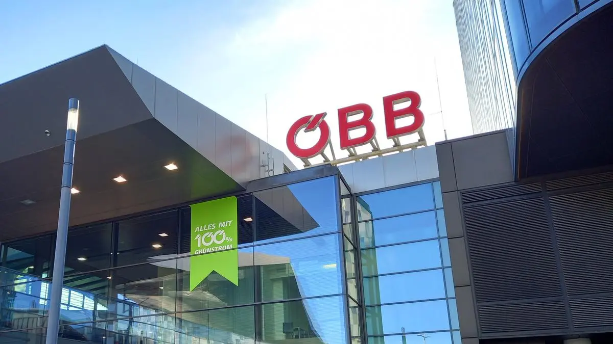 Vienna, Austria - 28 July 2024: Austria's largest mobility services provider OBB.