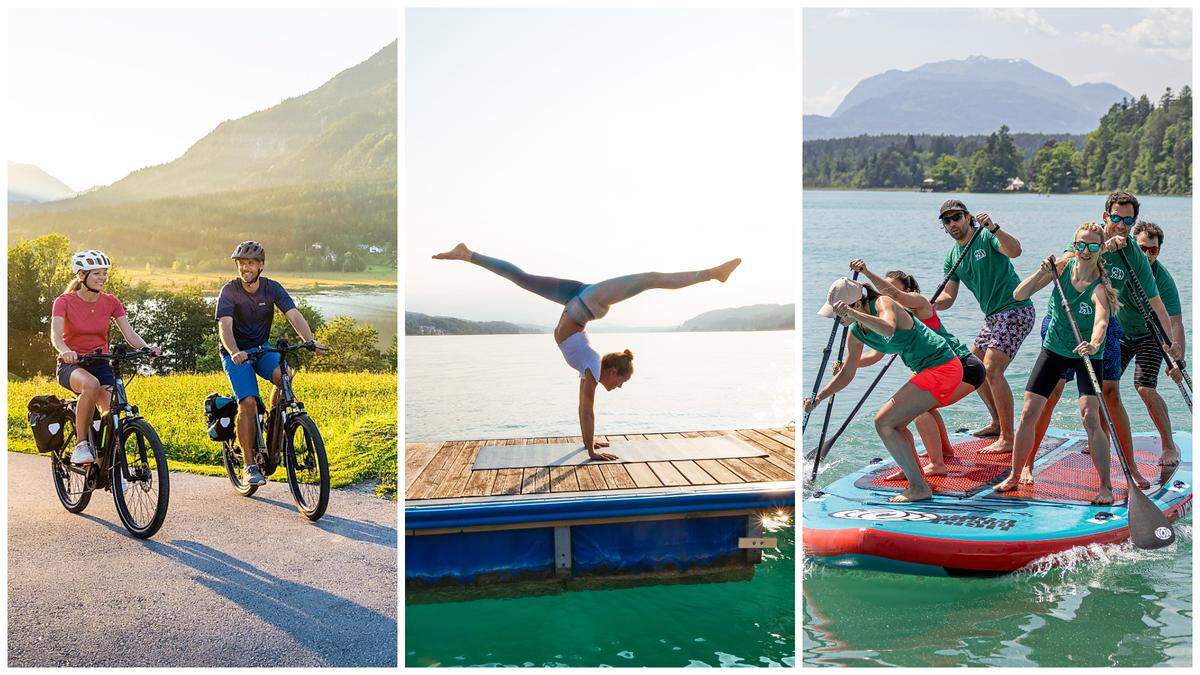 Rad fahren, Yoga, Stand-Up-Paddeln, aber auch Golfen spielen in der Vorsaison eine wichtige Rolle