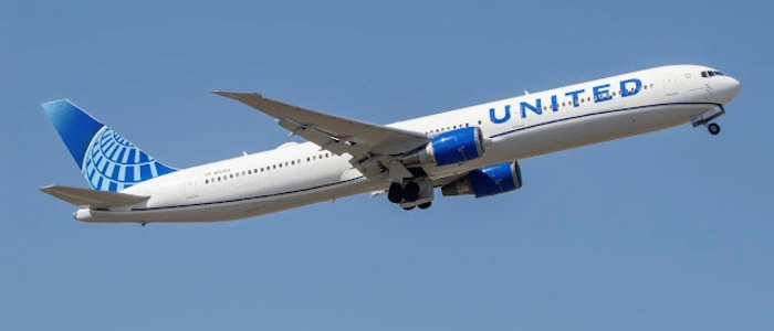 Flugzeug von United Airlines