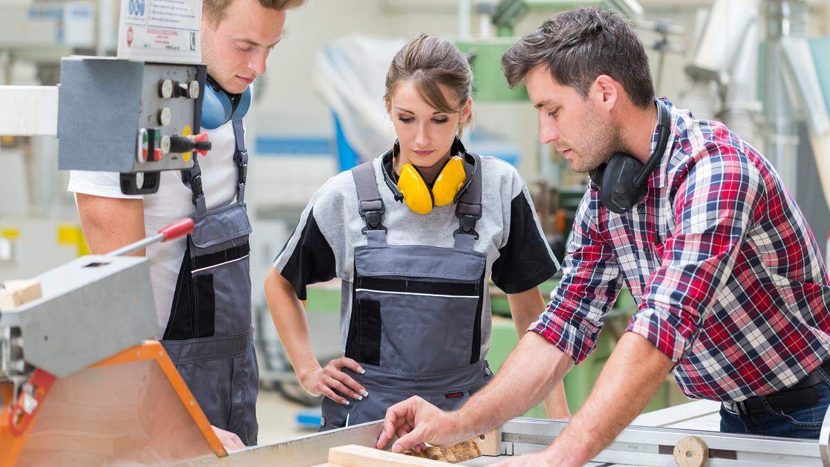 Der Großteil der Lehrlinge in der Steiermark wird in Gewerbe- und Handwerksbetrieben ausgebildet 