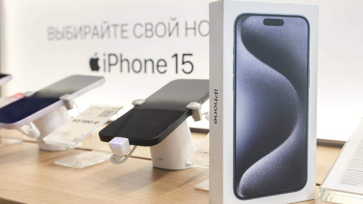 Das iPhone 15 wird sogar in Russland verkauft