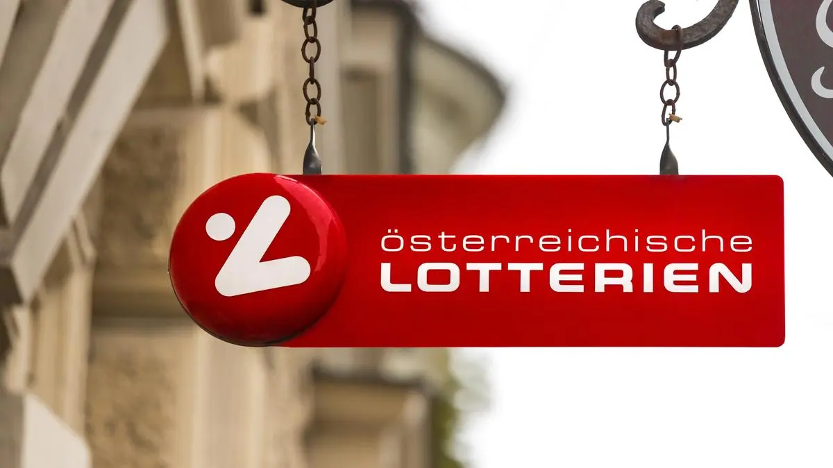 salzburg, salzburger land/austria - 09 10 19: österreichische lotterien sign in salzburg austria