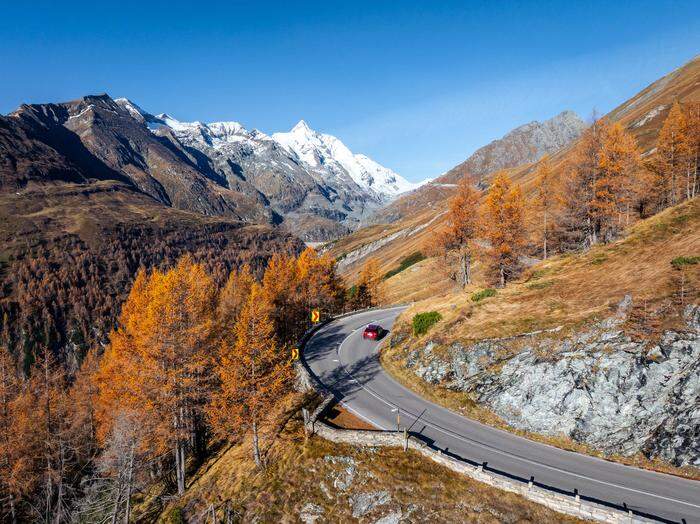 The herbstliche Großglockner High Alpine Road