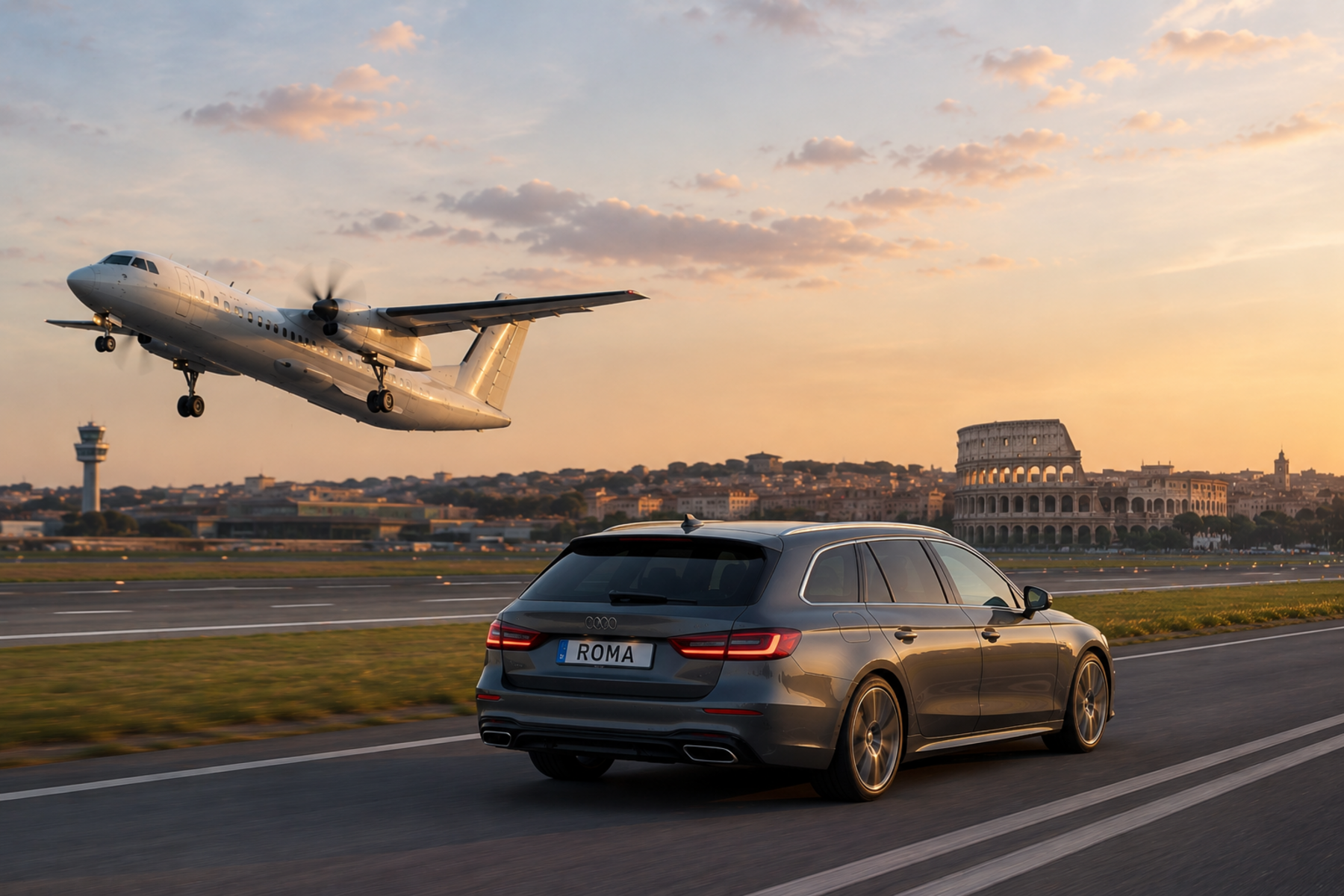 Preisduell Flug, Öffis oder Auto: Wer gewinnt von Klagenfurt nach Rom?
