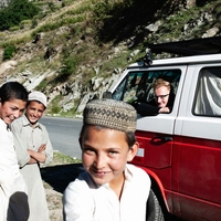 Autor Lukas Matzinger in Pakistan