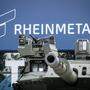 Foto vom Messestand von Rheinmetall bei der Rüstungsmesse Eurosatory 2024 in Paris