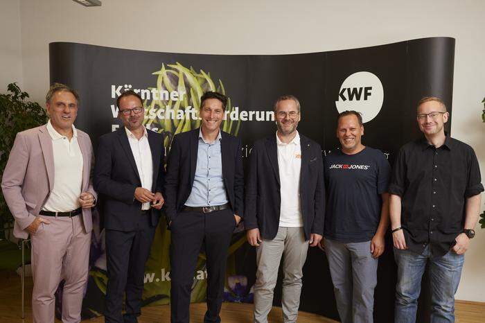 Roland Waldner, Eric Kirschner, Hans Jörg Peyha, Eduard Zechner, Christian Warmuth und Florian Putzi 