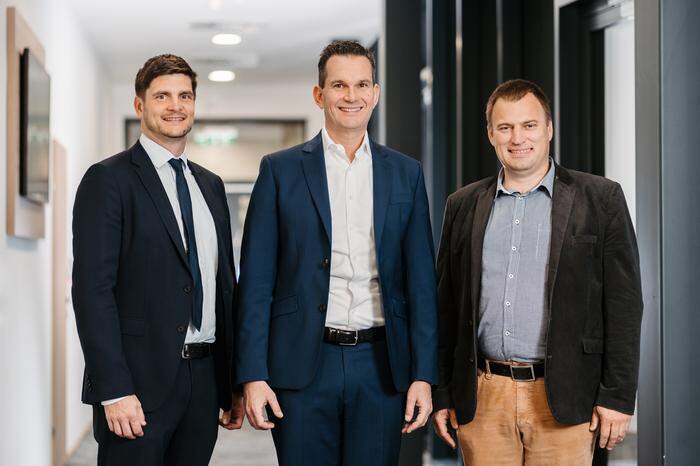 NTS-Führungsriege: Jürgen Tabojer (Managing Director Deutschland), Alexander Albler (CEO), Thomas Hausegger (Managing Director Österreich)