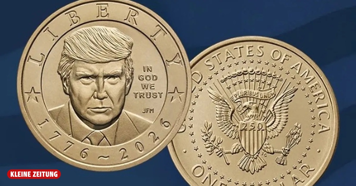 “Like a king”: Donald Trump immortalizes himself on a one-dollar coin