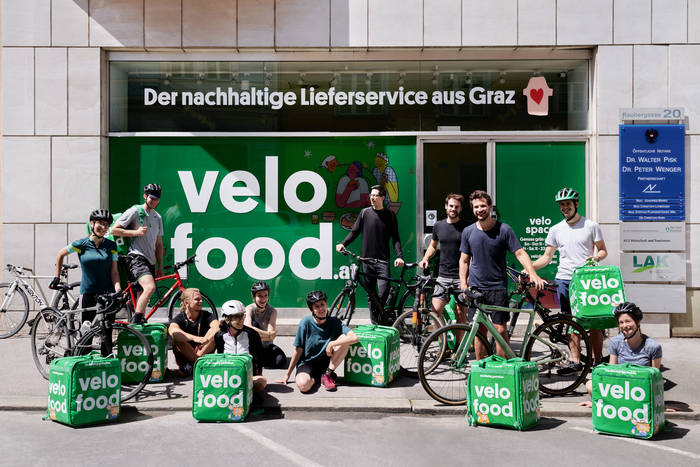 Rund 100 Botinnen und Boten sind für Velofood im Einsatz