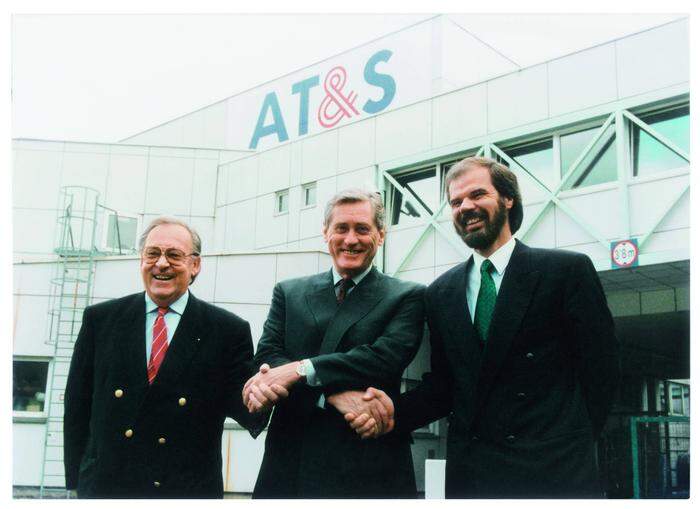 1994: Die AT&S wird privatisiert, Helmut Zoidl, Hannes Androsch und Willi Dörflinger übernehmen