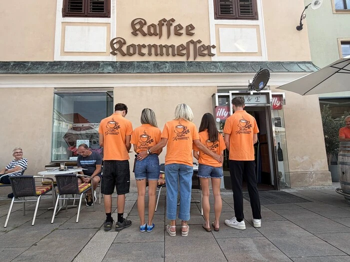Das Traditionscafe in der Stadt Bruck