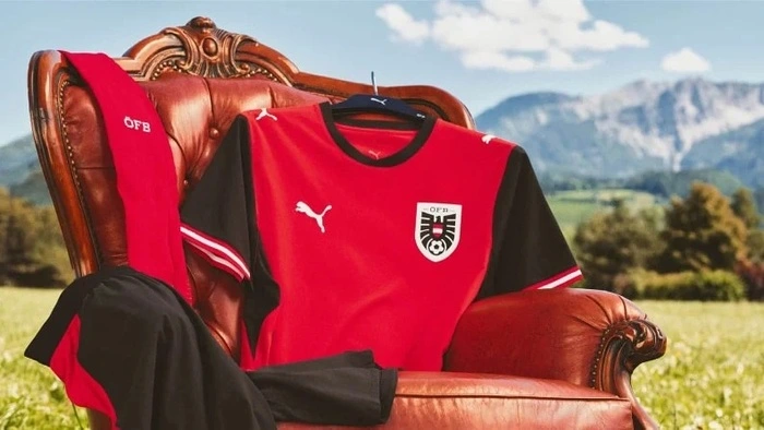Österreichs WM-Trikot von  Puma: „Ultraleichtes Tragegefühl dank innovativem Ultraweave-Stoff“