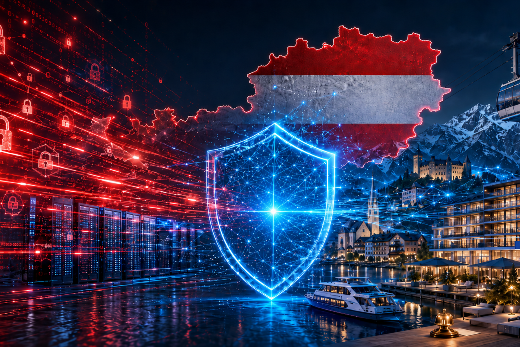 Cyberangriffe in Österreich: 