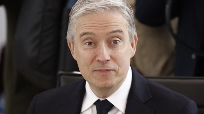 Canada's Minister of Finance François-Philippe Champagne attends a meeting of G7 Finance Ministers and Central Bank Governors in preparation for the summit of heads of State and government to be held in June 2026 in Evian, in Paris on May 19, 2026. (Photo by Kenzo TRIBOUILLARD / AFP)