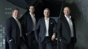 Merkur-Vorstand, von links: Markus Spellmeyer, Markus Zahrnhofer, Andreas Gaugg, Christian Kladiva