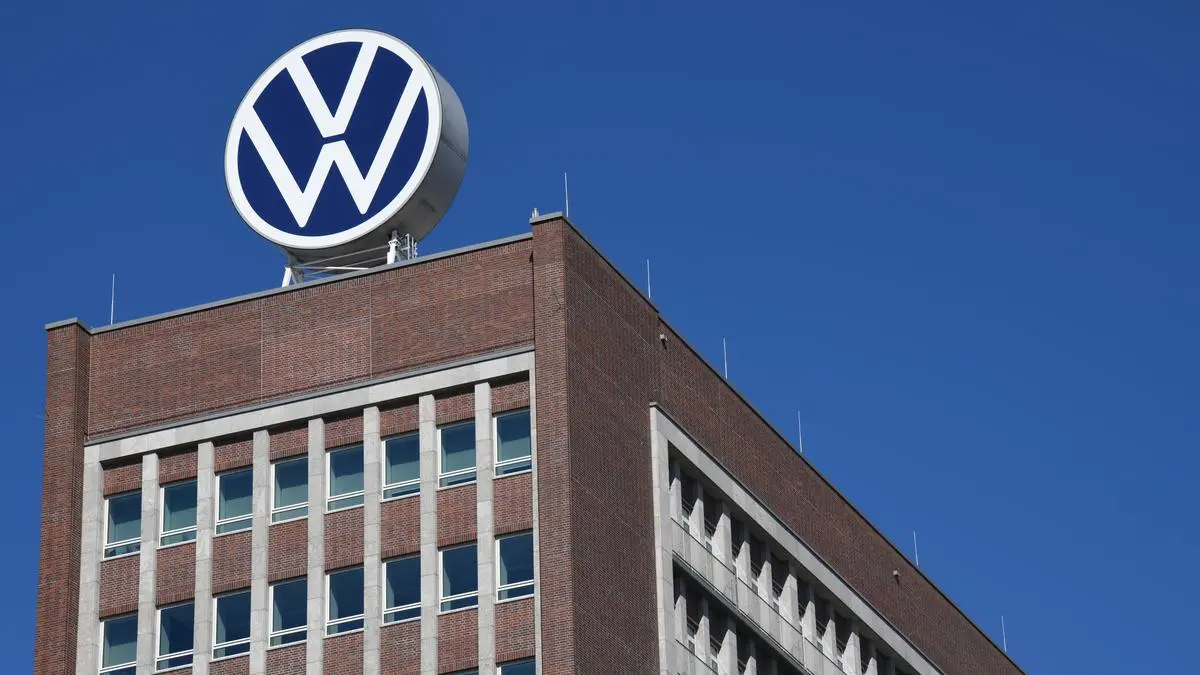 VW, Volkswagen, headquarters, Wolfsburg, automotive, car manufacturers, car, Audi, Porsche, Seat, Skoda, Bentley, Bugatti, Lamborghini, vehicle, Beetle, Golf, MAN, Traton, auto, Diesel, Automobile, Transportation, Economy, business, cars, emissions, trademark, motor, manufacturer, emblem, design, sign, brand, logo, company, electric, hybrid, Automotive, Vehicles, Car, Electric Car, industry, transport, production, icon, german, editorial, Germany, Lower Saxony, Wolfsburg, April 2020, Photo-ID: IEC66075