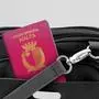 Close up of Malta Passport in Black Travel Bag Pocket