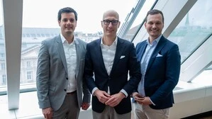 Stefan Horn (Leftshift One), Christoph Praschl und Damir Trtanj (Verbund) 