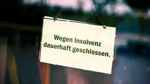 Über 6800 Firmen mussten 2025 Insolvenz anmelden