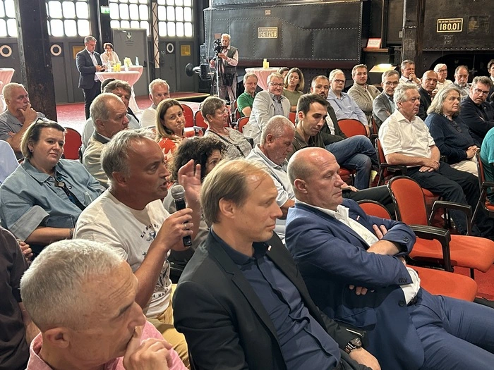 Der Brucker Innofreight-Chef Peter Wanek-Pusset am Wort