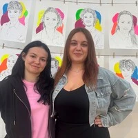 „Jugend am Werk“-Teilnehmerinnen Lara Jamnig (links) und Janine Ladinig