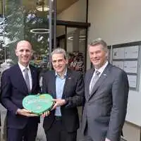 Wirtschaft trifft Wissenschaft: Willibald Ehrenhöfer, Stefan Mangard, Horst Bischof