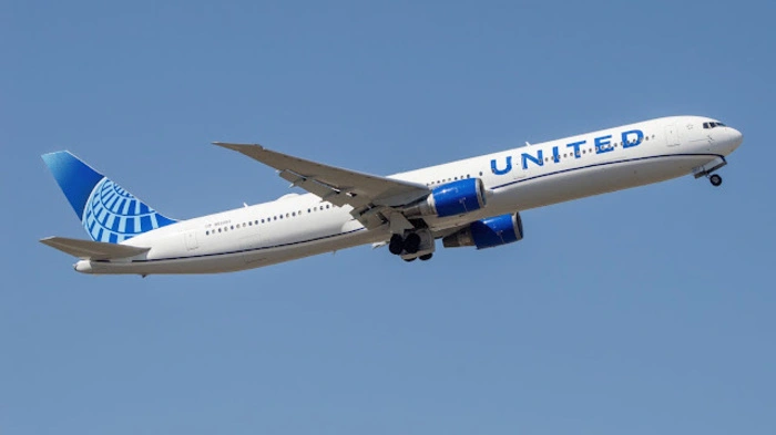 Flugzeug von United Airlines