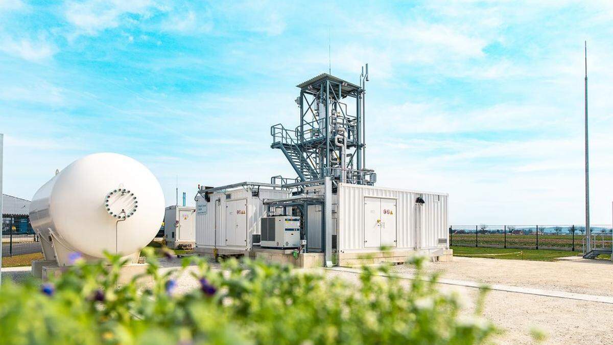 In Gabersdorf steht bereits eine Wasserstoff-Pilotanlage 