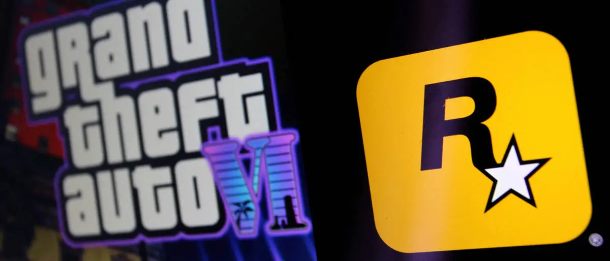 Das Logo von Rockstar Games mit dem Grand-Theft-Auto-Schriftzug | Der Hype um die mehrmals verschobene Veröffentlichung von Grand Theft Auto VI bekommt einen neuen Schub